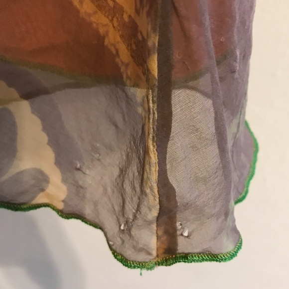 DA NANG RANGOON SILK LAYERED CORSET DRESS XS - Picture 9 of 11